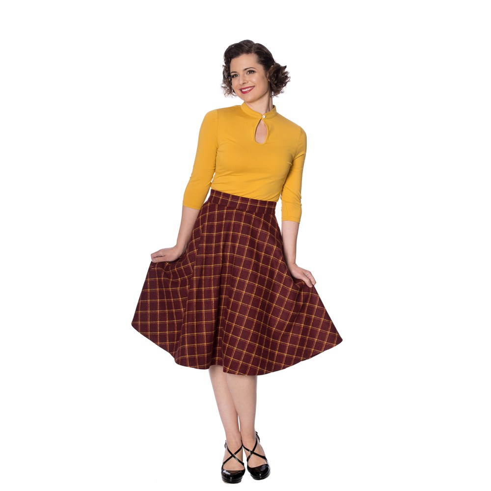 Dancing Days - LADIES DAY SWING Skirt - Red